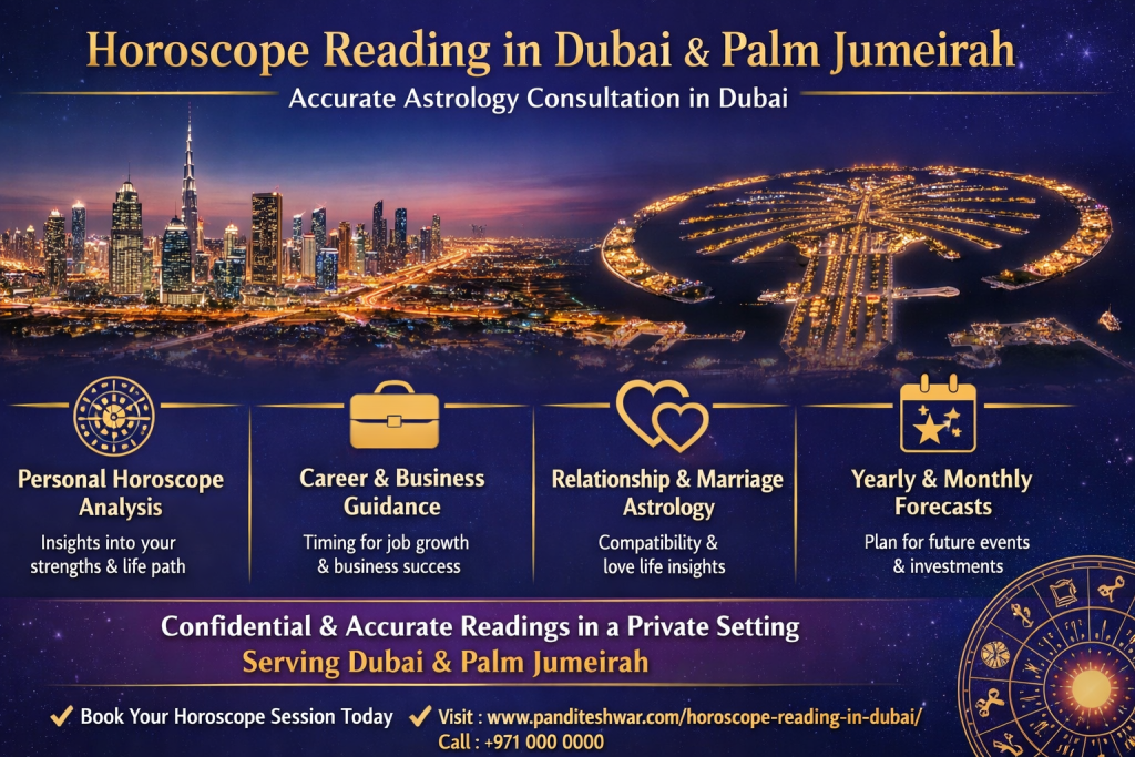 Horoscope Reading in Dubai & Palm Jumeirah – Guidance by Pandit Eshwar