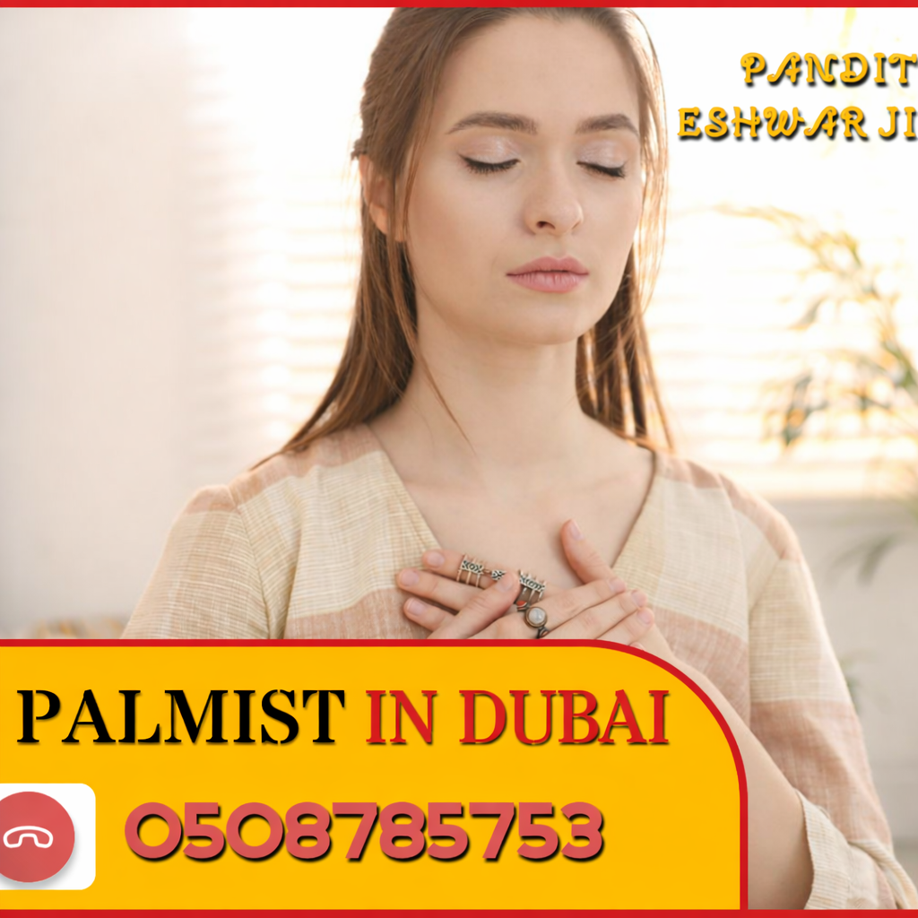 Palmist in Dubai – Pandit Eshwar offers accurate palm reading for love, marriage, career & business problems. Call 0508785753 today.