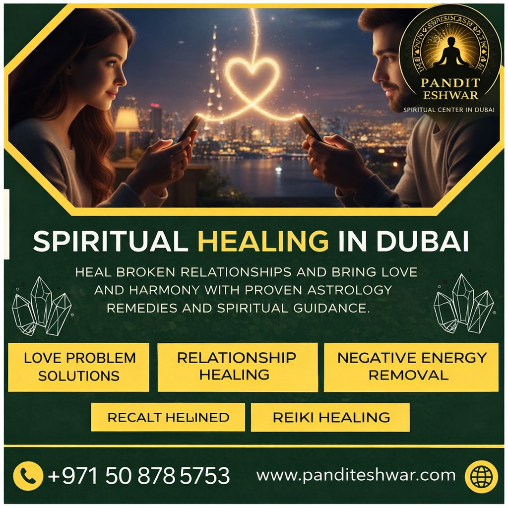 When done correctly, spiritual healing can bring powerful changes in your life. Some key benefits include: Stronger and healthier relationships Reduced stress and anxiety Better focus and decision-making Emotional stability Increased positivity and confidence Peace of mind In a city like Dubai where life moves quickly, maintaining inner balance is essential. Spiritual healing helps you stay grounded and emotionally strong.